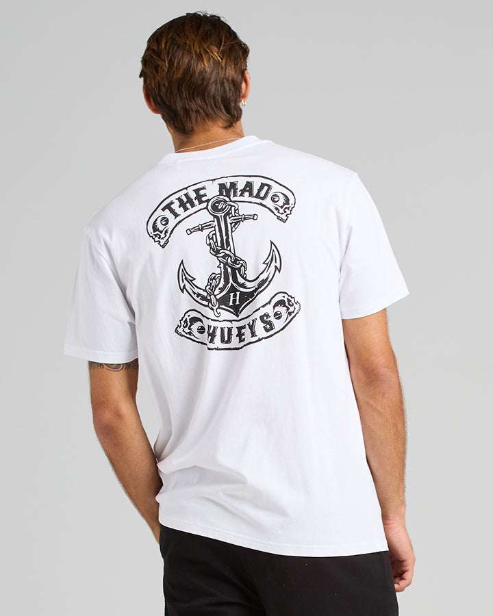 SKULL ANCHOR | SS TEE - WHITE