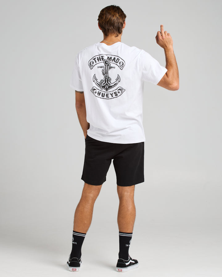 SKULL ANCHOR | SS TEE - WHITE