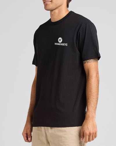 HUEYS | SS TEE - BLACK