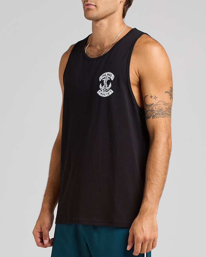 SKULL ANCHOR | TANK - BLACK