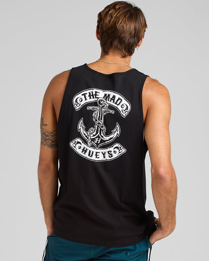 SKULL ANCHOR | TANK - BLACK