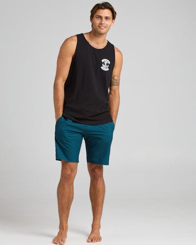 SKULL ANCHOR | TANK - BLACK