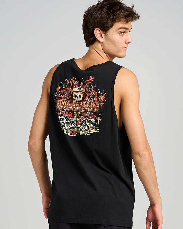 THE KRAKEN CAPTAIN | TANK - BLACK