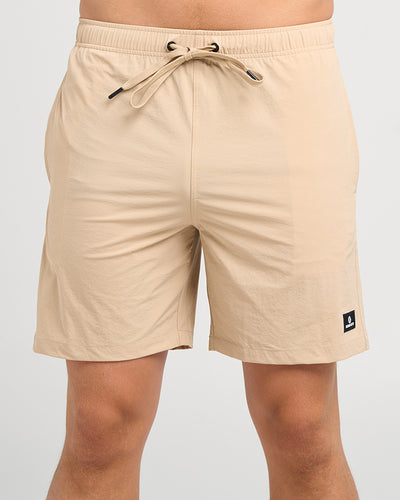 FREESTYLE | 18" SWIM VOLLEY SHORT - TAN