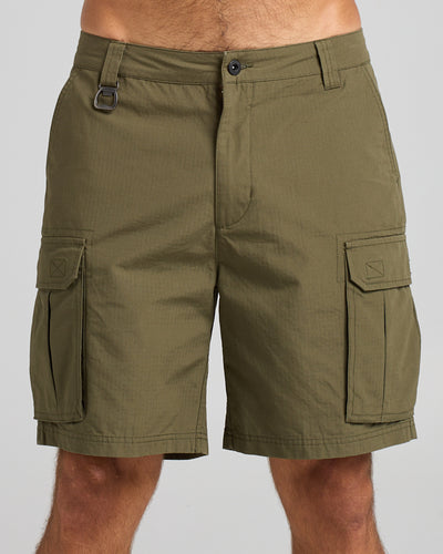 SNAGGED | 20" CARGO SHORT - OLIVE