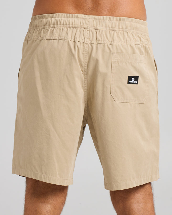 SKULL ANCHOR | 18" VOLLEY SHORT - TAUPE