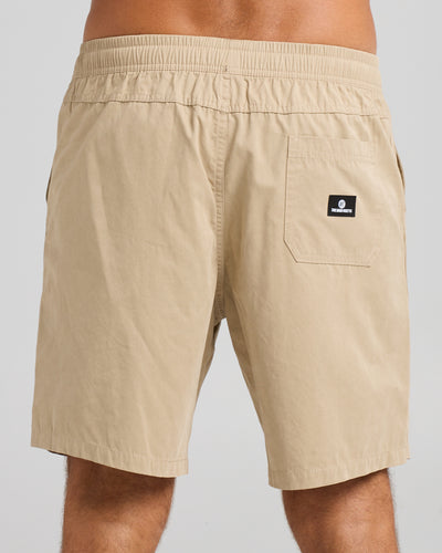 SKULL ANCHOR | 18" VOLLEY SHORT - TAUPE