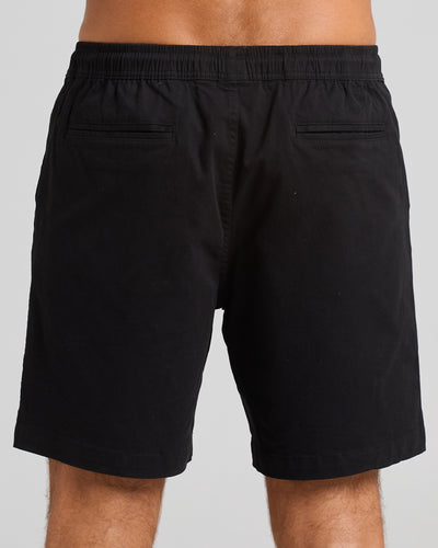 STRANDED | 18" CHINO SHORT - BLACK