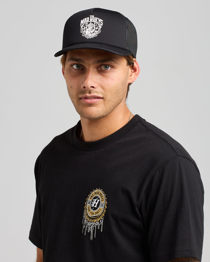 PORT SIDE AHOY FKRS | FOAM TRUCKER - BLACK