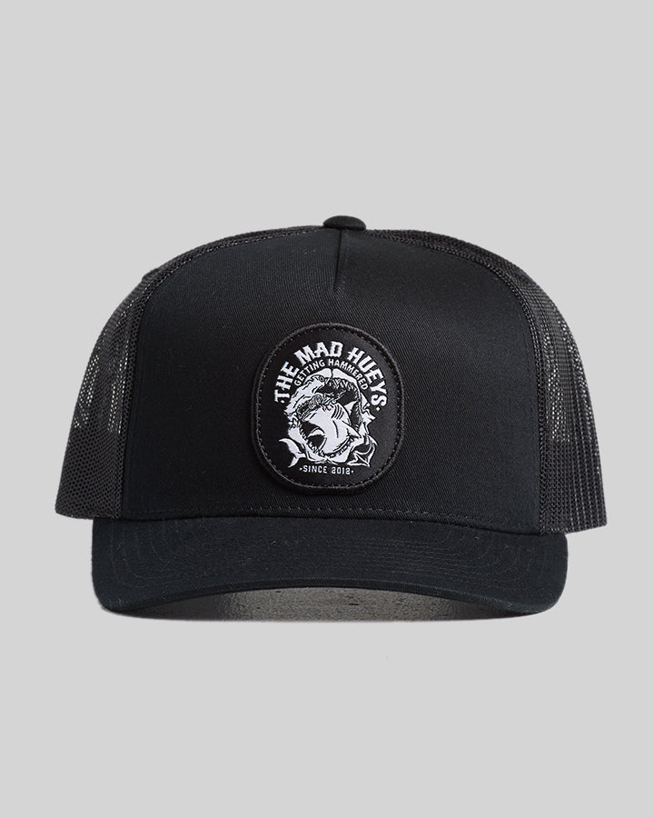 GETTING HAMMERED | TWILL TRUCKER - BLACK