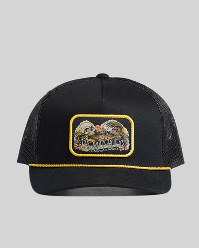 FROTHIN OUT | TWILL TRUCKER - BLACK