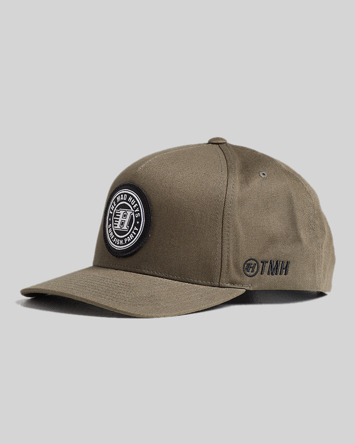 H SERIES | TWILL SNAPBACK - OLIVE