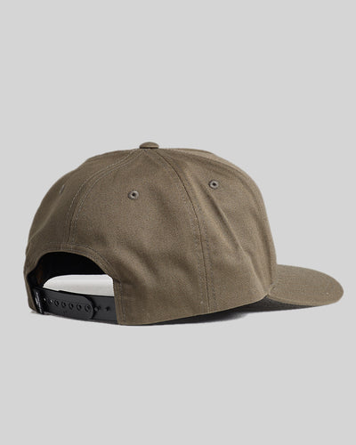 H SERIES | TWILL SNAPBACK - OLIVE