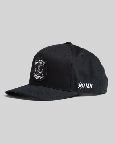 SKULL ANCHOR | TWILL SNAPBACK - BLACK