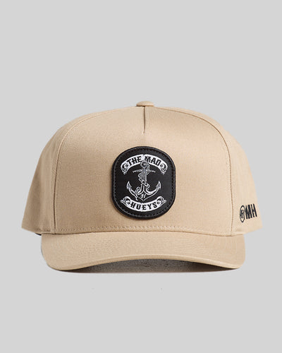 SKULL ANCHOR | TWILL SNAPBACK - TAN