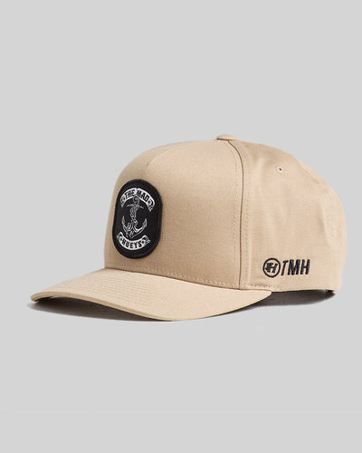 SKULL ANCHOR | TWILL SNAPBACK - TAN