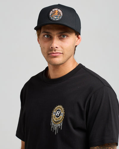 OCTOPISSED | TWILL SNAPBACK - BLACK