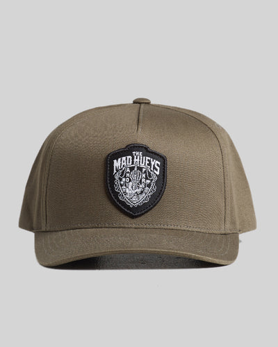 PORT SIDE AHOY FKRS | TWILL SNAPBACK - OLIVE