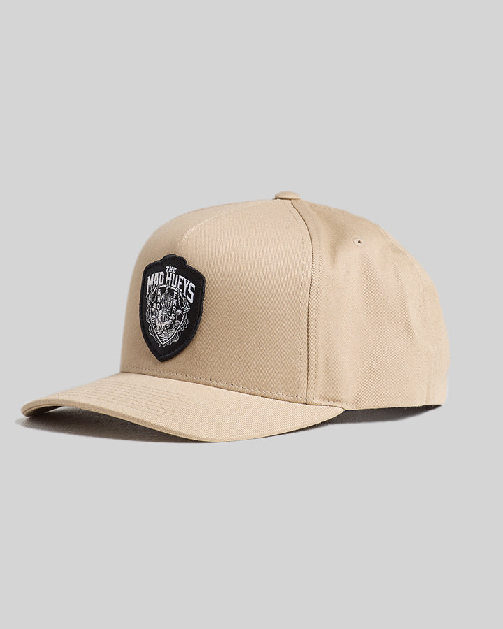 PORT SIDE AHOY FKRS | TWILL SNAPBACK - TAN