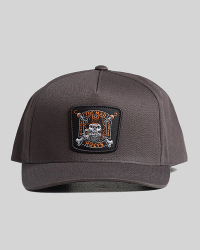 CAPTAIN COOKED | TWILL SNAPBACK - CHARCOAL