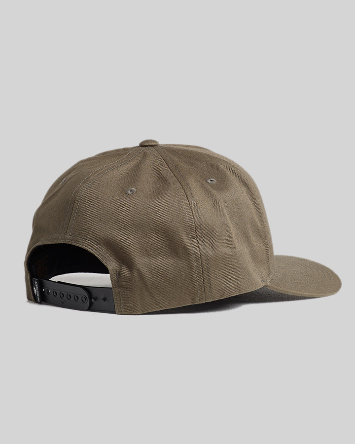 CAPTAIN COOKED | TWILL SNAPBACK - OLIVE