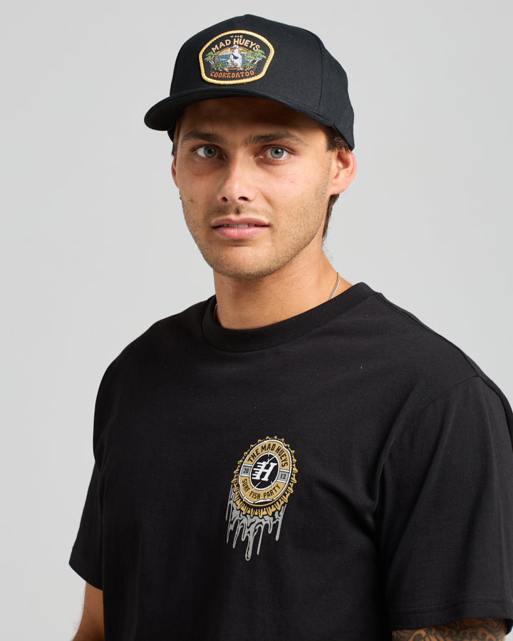 ESHAY COOKEDATOO | TWILL SNAPBACK - BLACK