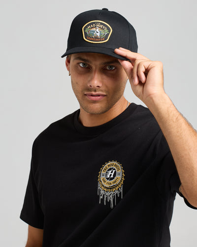 ESHAY COOKEDATOO | TWILL SNAPBACK - BLACK