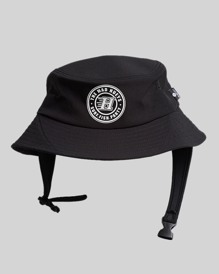 H SERIES | SURF BUCKET HAT - BLACK