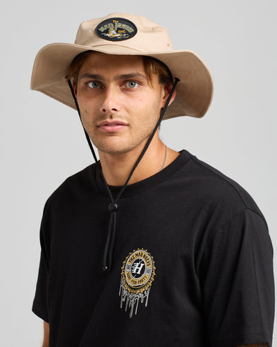 CROCN A COLDIE | WIDE BRIM HAT - TAN