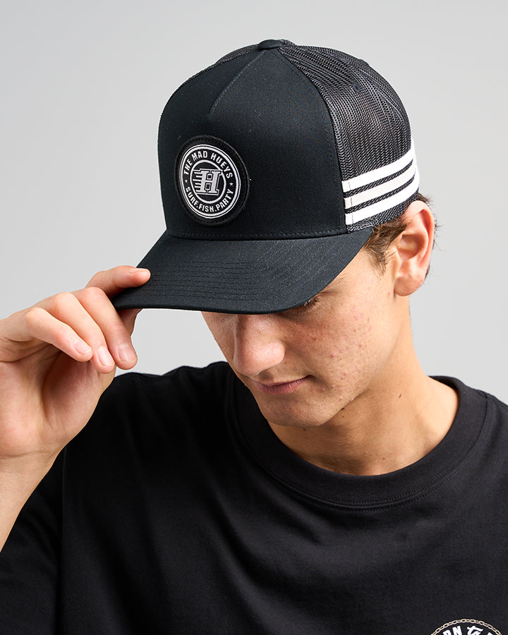 H SERIES | TWILL TRUCKER - BLACK