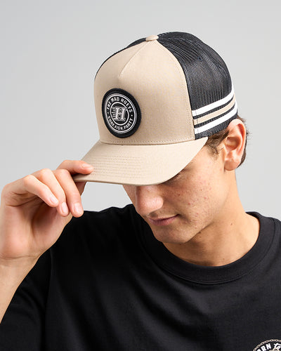 H SERIES | TWILL TRUCKER - TAN