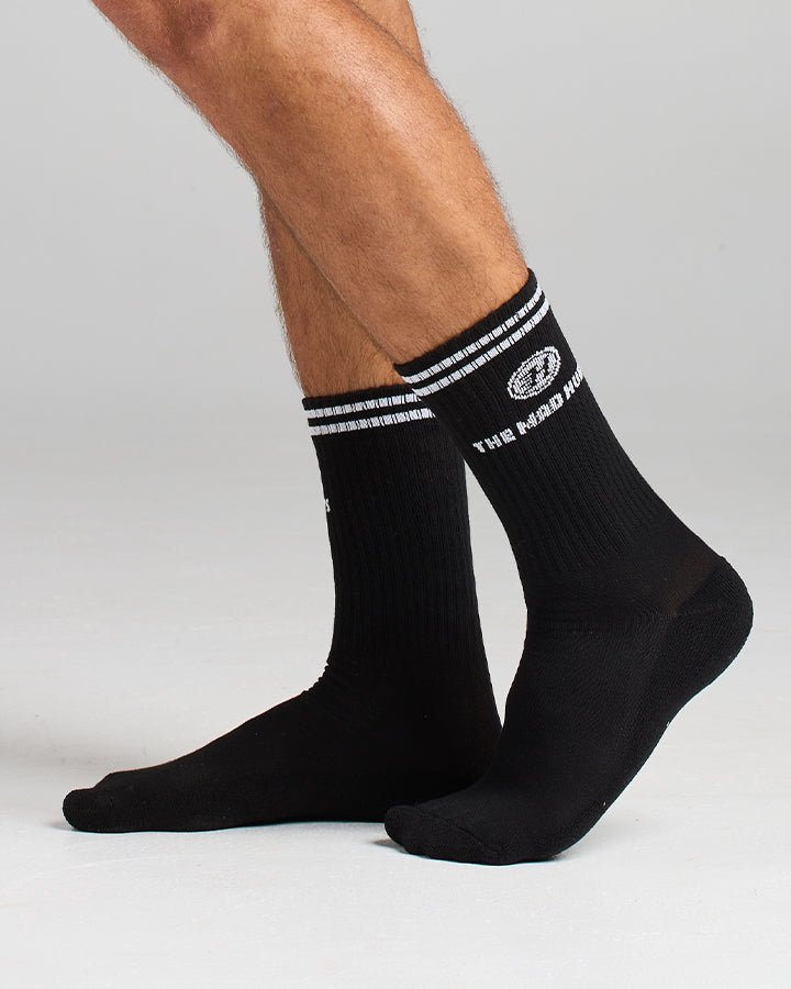 HUEYS | 3 PACK SOCKS - BLACK/GREY/WHITE