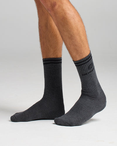 HUEYS | 3 PACK SOCKS - BLACK/GREY/WHITE