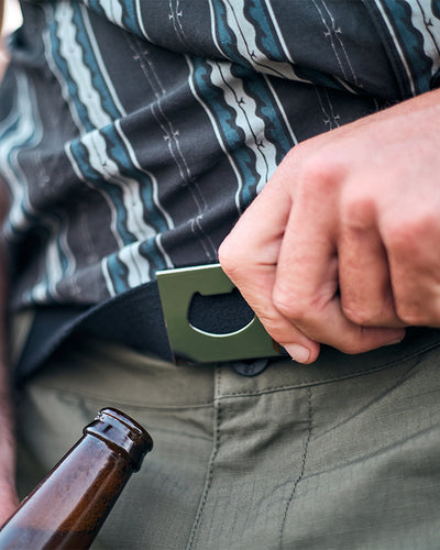 HUEYS LIFE | BOTTLE OPENER BELT - BLACK