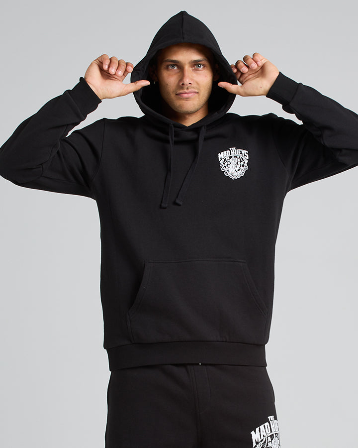 PORT SIDE AHOY FKRS | PULLOVER - BLACK