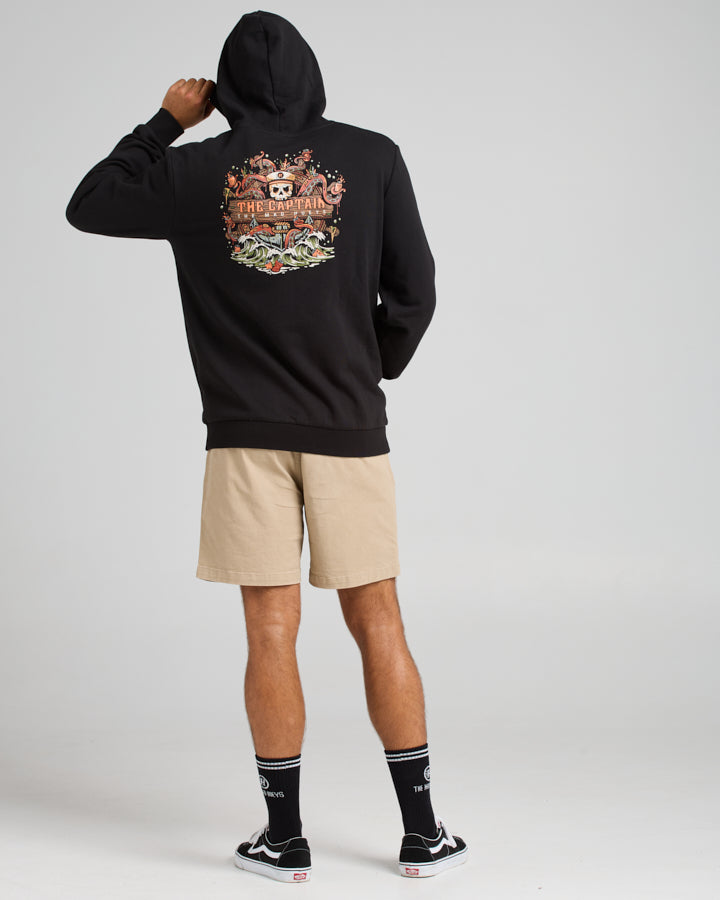 THE KRAKEN CAPTAIN | PULLOVER - BLACK