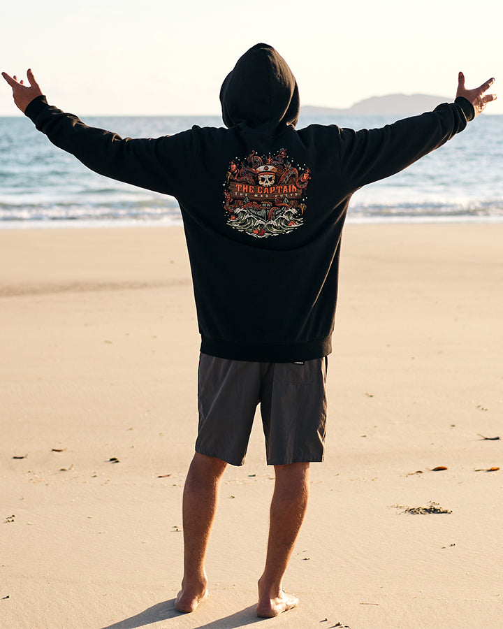 THE KRAKEN CAPTAIN | PULLOVER - BLACK