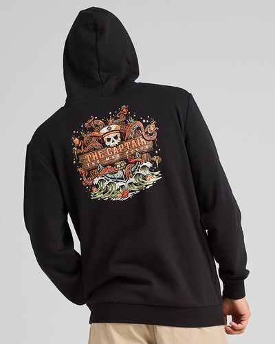 THE KRAKEN CAPTAIN | PULLOVER - BLACK