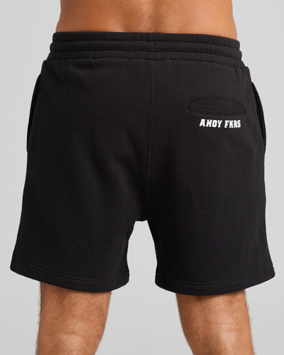 PORT SIDE AHOY FKRS | TRACKSHORT - BLACK