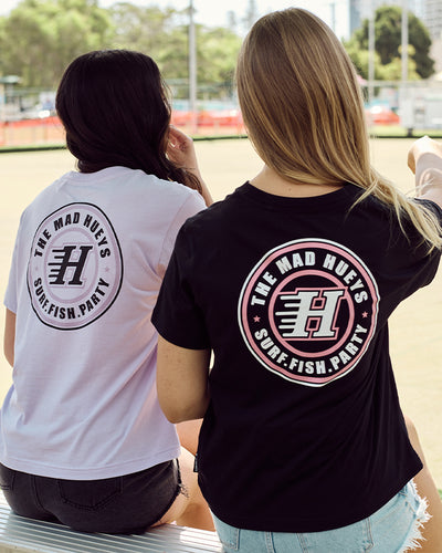 H SERIES | WOMENS SS TEE - VINTAGE BLACK