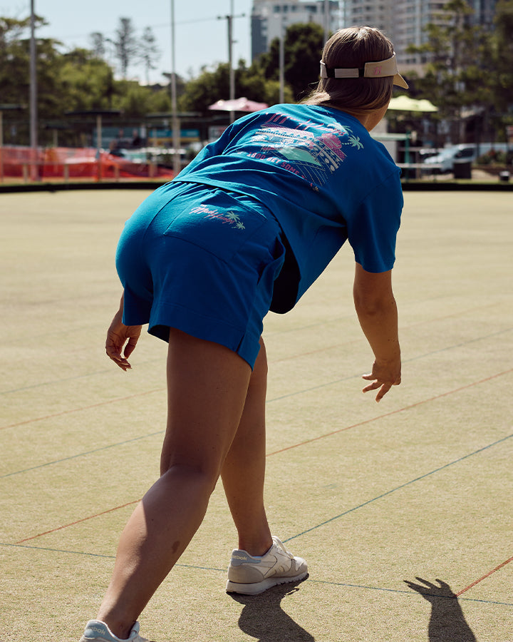 MERMAID MOTEL | WOMENS SHORTS - COBALT