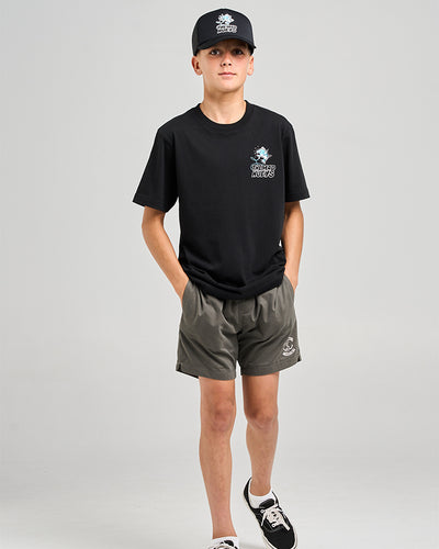 GREAT BITE SHARK | YOUTH SS TEE - BLACK