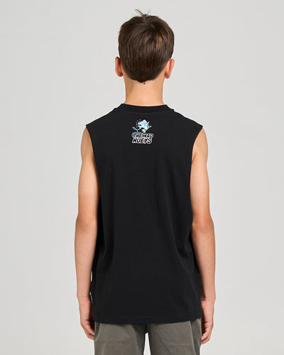 GREAT BITE SHARK | YOUTH MUSCLE - BLACK