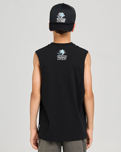 GREAT BITE SHARK | YOUTH MUSCLE - BLACK