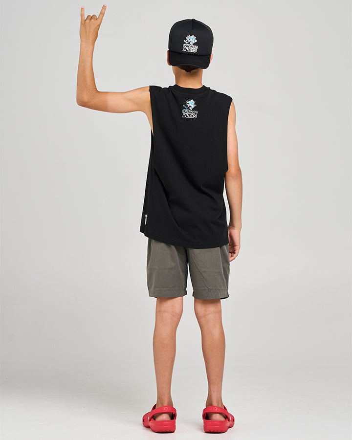 GREAT BITE SHARK | YOUTH MUSCLE - BLACK