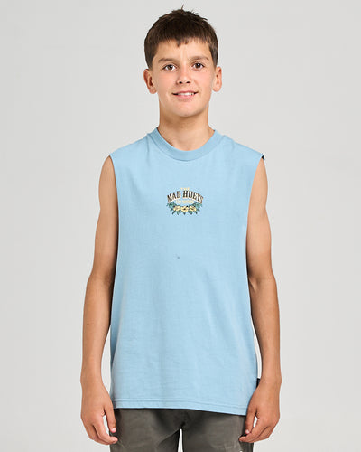 STAY FROTHING | YOUTH MUSCLE - STEEL BLUE