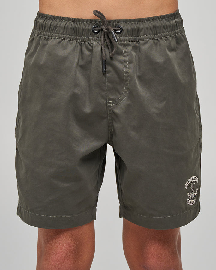 SKULL ANCHOR | YOUTH 16" VOLLEY - CHARCOAL