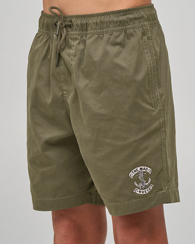 SKULL ANCHOR | YOUTH 16" VOLLEY - OLIVE