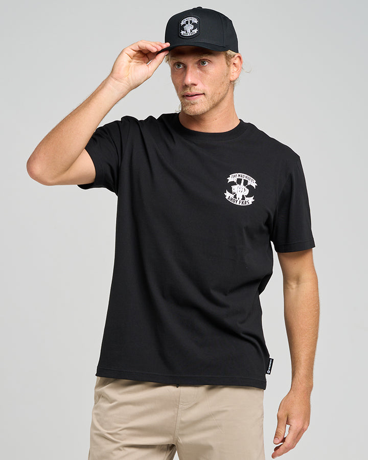 AHOY FKRS STORM | SS TEE - BLACK