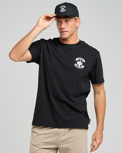 AHOY FKRS STORM | SS TEE - BLACK